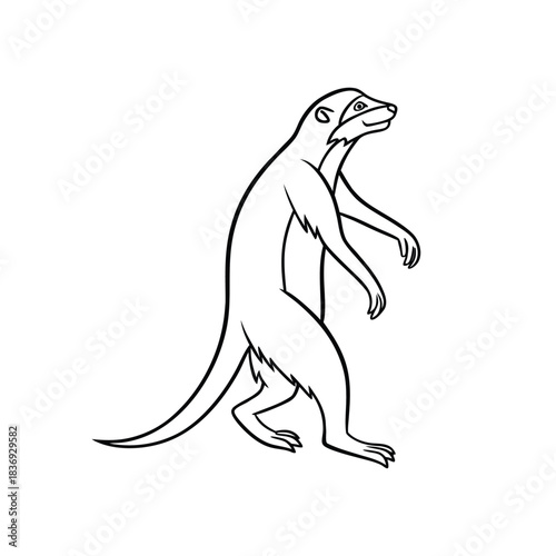 Double-Exposure Outline Animal