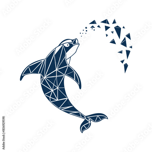 Fragmented Minimal Icon Creature