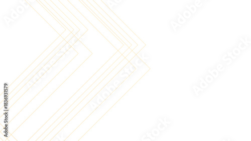 Abstract Orange Line Symmetry With Minimalist White Background. Layered Geometric Vector Design for Modern Business, Tech, and Presentation Graphics.