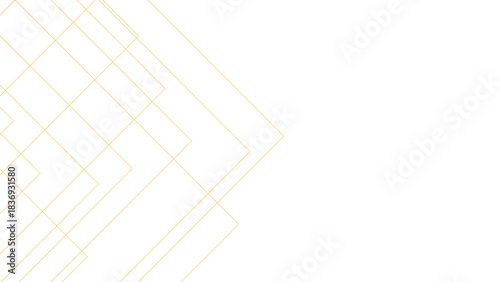 Abstract Orange Line Symmetry With Minimalist White Background. Layered Geometric Vector Design for Modern Business, Tech, and Presentation Graphics.