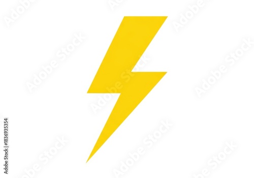 Bright yellow electrical symbol graphic element displayed on a white background Free Download Bright yellow electrical symbol graphic element displayed on a white background - GFXLoad