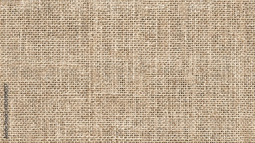 Natural beige burlap texture background seamless pattern