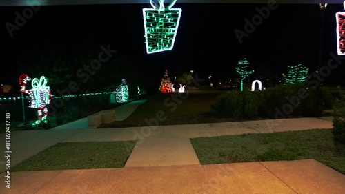 The City of Kyle has setup holiday light displays in the La Verde Park, to help spread the Christmas spirit, and give those a chance to capture a selfie or family portrait