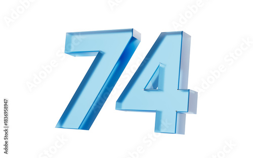 3d Glossy Blue number 74 with a smooth finish and reflective highlights. 3d illustration Free Download 3d Glossy Blue number 74 with a smooth finish and reflective highlights. 3d illustration - GFXLoad
