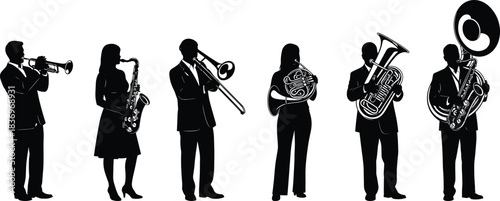 vector silhouette of a woman