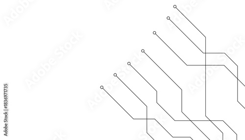 Abstract futuristic circuit board Illustration, Circuit board with various technology elements. Circuit board pattern for technology background. Vector illustration