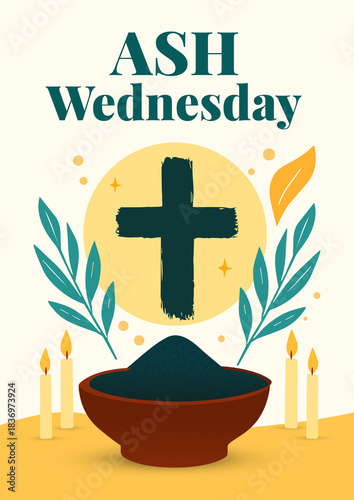 Ash Wednesday celebration design