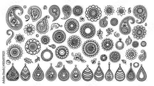 black and white pattern