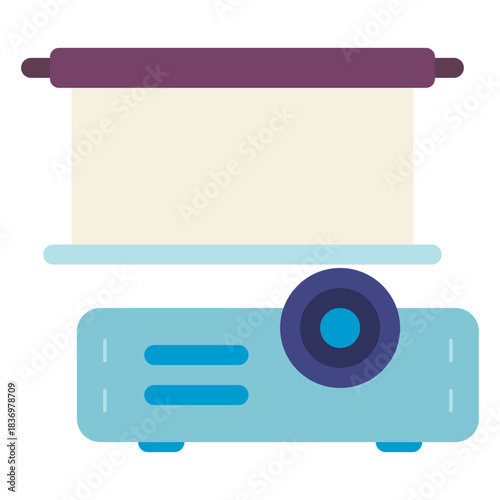 projector device flat icon