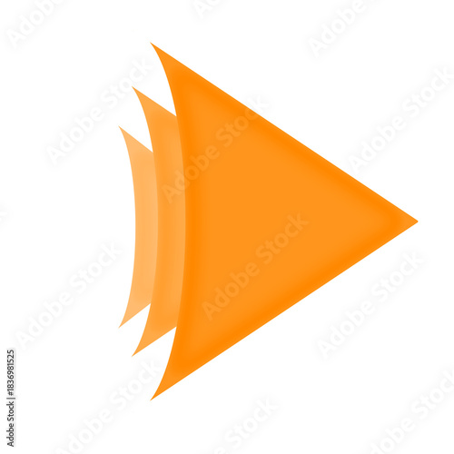 Orange Arrow Icon