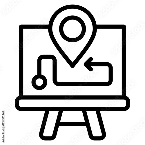 Strategic Roadmap Icon