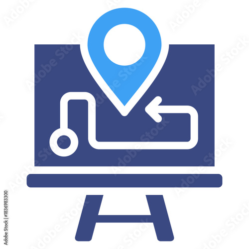 Strategic Roadmap Icon