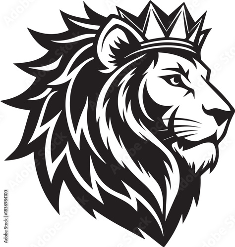 Lion King Vector Emblem