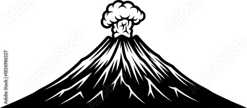 apex of power earths fiery breath ignites the sky, isolated on transparent background