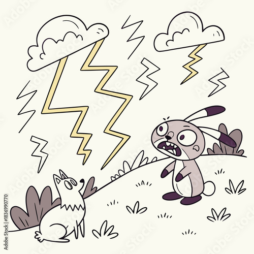 Arctic sled dogs during winter time, snow storm, Longyearbyen, Editable Domestic Pet Icon Set