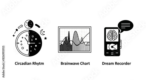 Unlock peak performance with circadian rhythm, brainwave analysis, and dream recording insights for ultimate wellness and productivity.