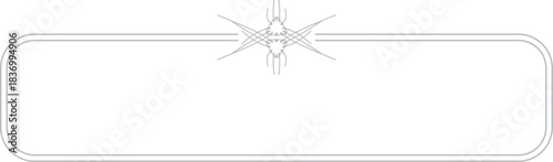 문양 글상자 배너 프레임