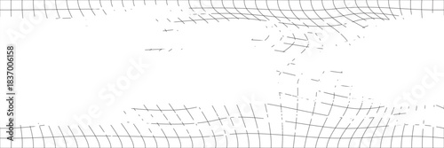 Black metal mesh seamless pattern vector illustration. Metal grid pattern. Silhouette Steel wire Chain link Fence Pattern. Wire mesh fence isolated on white background