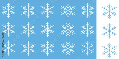 Beautiful snowflake background, perfect for adding a touch of winter magic to your projects. Evokes a sense of calm and festive cheer this holiday season.