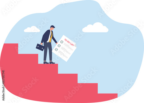 illustration of failure in completing business tasks that dont match the list
