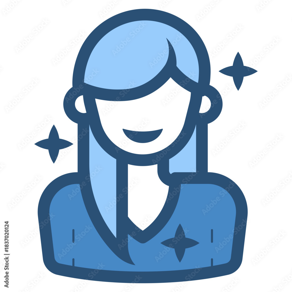 Fototapeta premium female celebrity icon