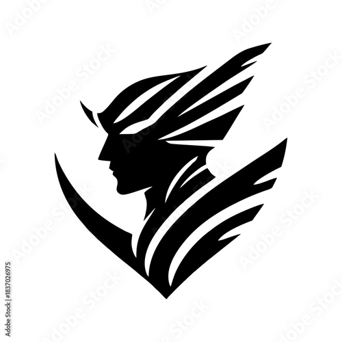 Brave Warrior Vector Icon