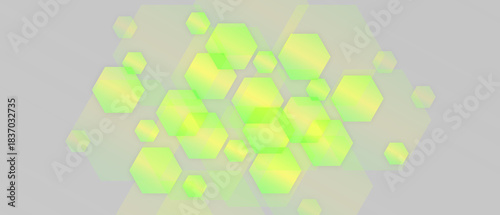 Abstract geometric background with transparent colored figures
