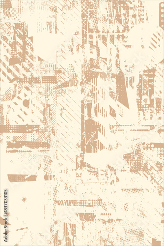 Grunge textured poster with rough dotted texture. Overlay grunge texture . Simply place texture over any object to create grunge effect . Muted cyber punk texture for your poster design