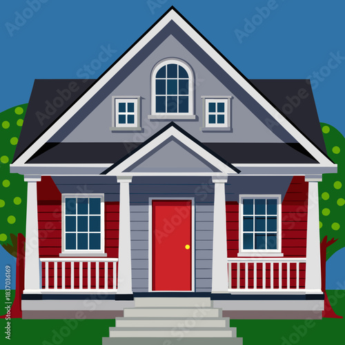 vector illustration of a house
