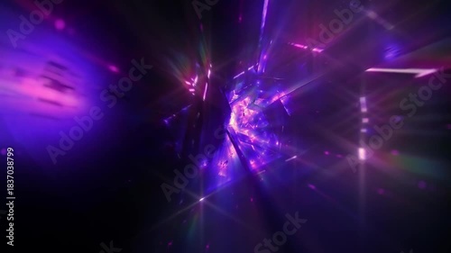 Animated space tunnel