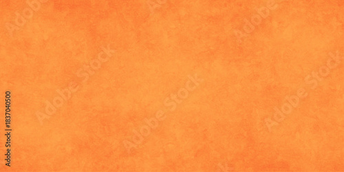 Aged yellow grunge wall texture with blank antique parchment design backdrop. Vintage grunge orange and yellow watercolor paint texture on aged paper canvas backdrop. Orange peel texture. stained wall