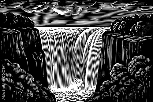 Victoria Falls thunders with massive cascading water and rising mist clouds, forming one of the most powerful and breathtaking natural wonders on Earth