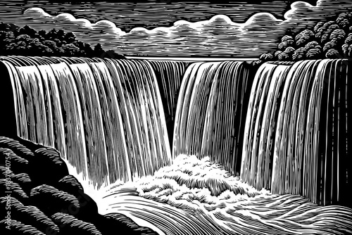 Victoria Falls thunders with massive cascading water and rising mist clouds, forming one of the most powerful and breathtaking natural wonders on Earth