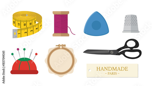 Sewing and Crafting Supplies Essential Tools for Tailoring Tailor Made Handmade Projects and Hobbyists