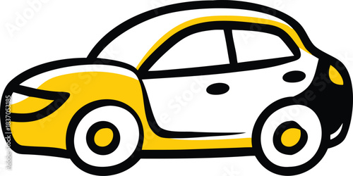 Cartoon Car Icon Vector Graphic Illustration