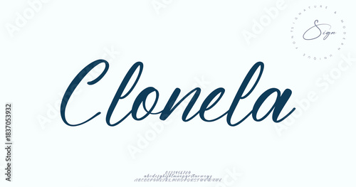 A clean and airy cursive font with refined elegance and graceful motion.