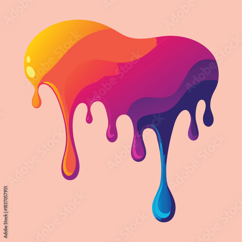 melted chocolate dripping