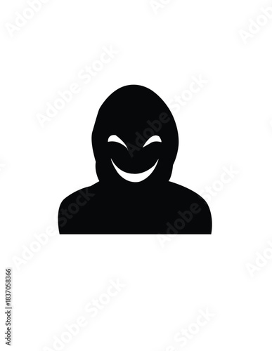 burglar in a mask black