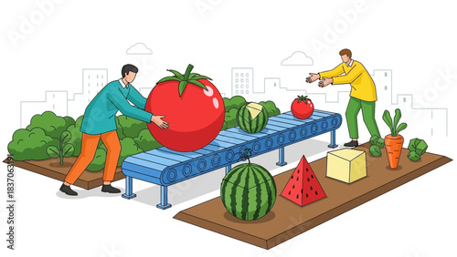 Optimizing the Food Supply Chain Process from Farm to Industry Through Standardization and Advanced Logistics