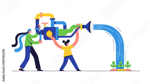 Strategic Team Directing Business Workflow and Sustainable Growth through Efficient Resource Management