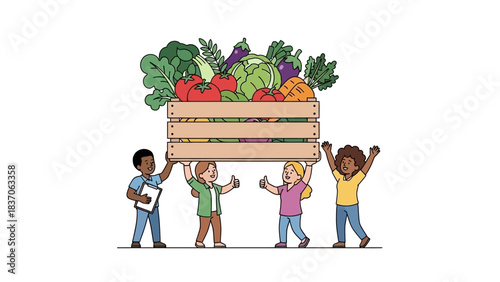 Collaborative Team Delivers Abundant, Sustainable Produce Crate