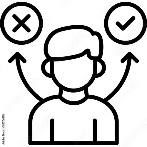 Decision Making line icon