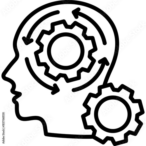 Critical Thinking line icon