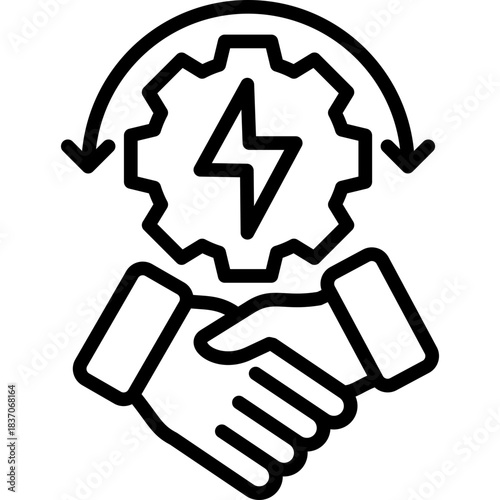 Conflict Resolution line icon