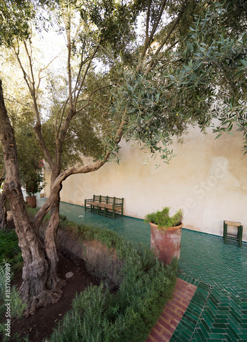 Jardin secret, Médina, Marrakech, Maroc