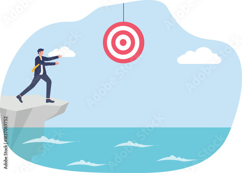 illustration of the effort to achieve the next business goal
