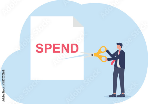 illustrating the optimization of spending for business needs to maintain financial stability
