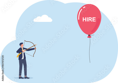 illustrating the company's promotional strategy for hiring employees

