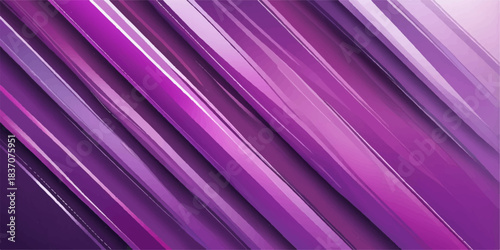 Purple abstract background with pink, violet, and magenta striped fabric texture illustration