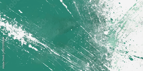 Blue ocean water surface texture with a clean, clear splash, flowing liquid, and foam bubbles